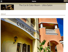 Tablet Screenshot of cutandcolorroom.com